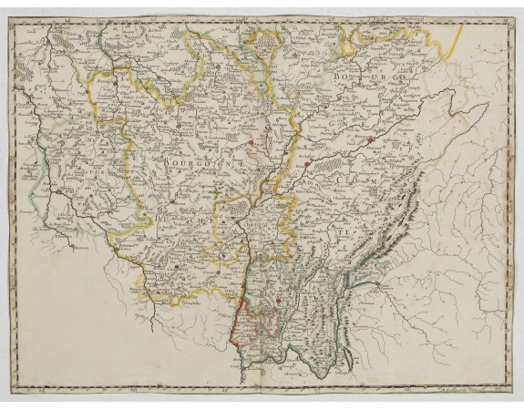 SANSON, N. -  [Les Deux Bourgognes, Duché et Comté, la Bresse & la Souveraineté de Dombes, le Nivernois, &c.].?